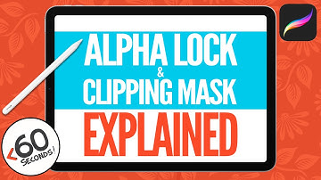 The Difference Between Procreate’s Alpha Lock & Clipping Mask (in under 60 seconds!) #Shorts