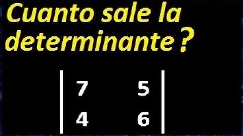 determinante de una matriz 2x2 . ejemplos de como hallar la determinantes 4