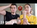 24 HOURS HANDCUFFED TO MY GIRLFRIEND!!!