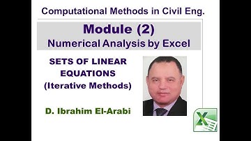 Linear Equations Iterative Solutions