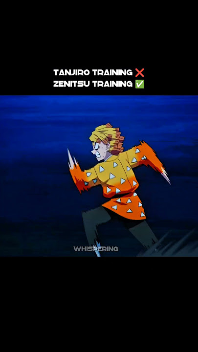 Tanjiro Training ❌ Zenitsu Training ✅ #demonslayer #kimetsunoyaiba #tanjiro #zenitsu #anime #phonk