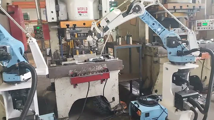 6-Axis 1400 Joint Robot + 200T Press — Smart Stamping for Auto Parts 🚘⚙️