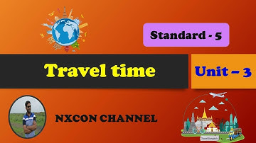 Unit 3 travel time # std 5 unit 3 # travel time # round and round rymes