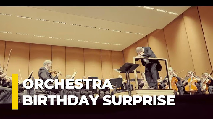 🎂 BIRTHDAY SURPRISE FOR CONDUCTOR - ORCHESTRA | PRANK
