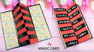 Surprise Your Loved One With This Paper Magic Card Diy Valentines Day Magic Card Tutorial