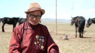 Монгол улсын манлай уяач Хөхийн сүрэнхорын хүү Ооосордагвын зочилсон Эрдэмт уяач нэвтрүүлэг