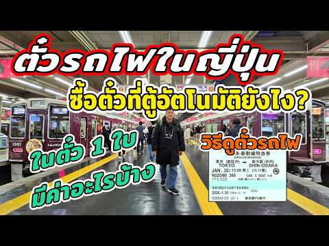 🇯🇵 How to buy tickets at an automatic ticket machine? How to check train tickets in Japan? What d...