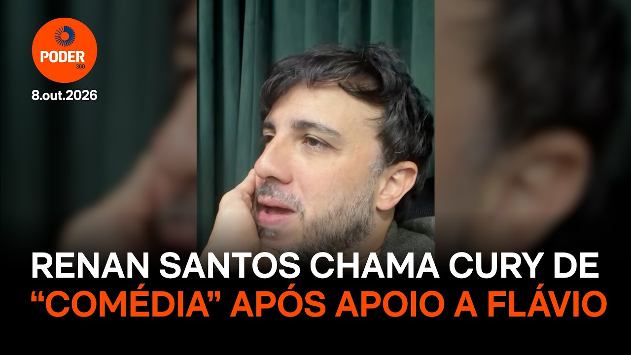 Renan Santos chama Cury de “comédia” após apoio a Flávio