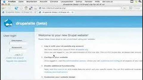 drupalsite.org - screencast