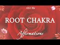 Root chakra affirmations  grounding health and abundance