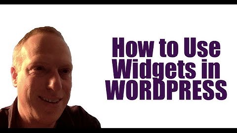 Wordpress Training Video 9   How To Use Widgets in Wordpress   Baer On Marketing