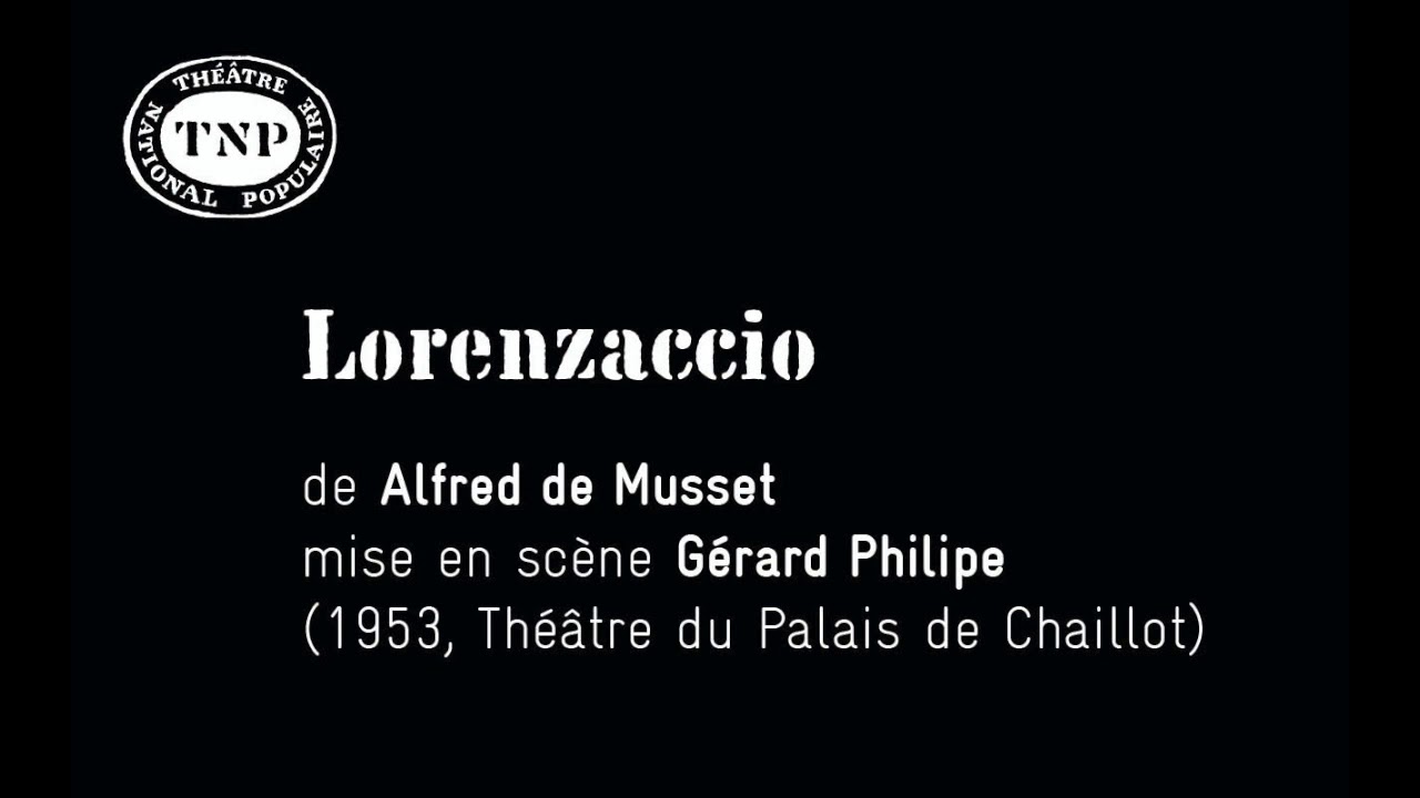 Lorenzaccio, retransmission audio de 1953 enregistrée a… — Transcript