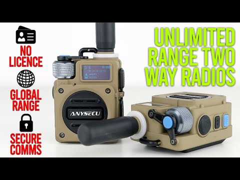 Unlimited Range Secure Two Way Radios   Anysecu G6