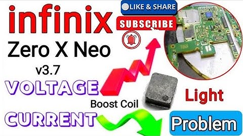 Infinix zero x new display light problem fix 
