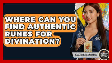 Where Can You Find Authentic Runes For Divination? - Occult Origins Explained