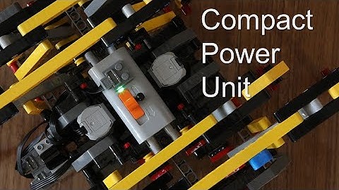 Chebyshev Walker with Compact Power Unit / LEGO