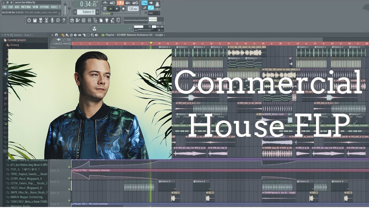 Commercial House FLP Template (Sam Feldt, Madden, David Guetta Style)