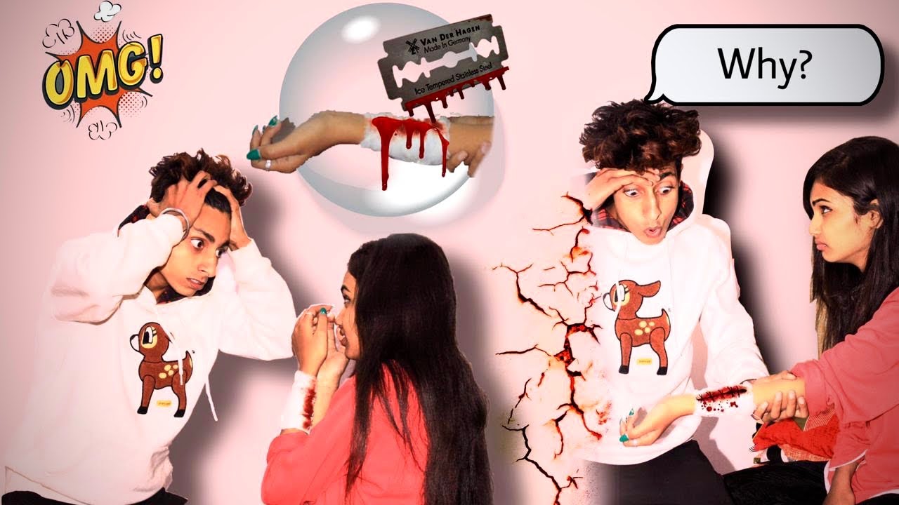 REALPRANK ON BOYFRIEND😱|| REALHAND CUT🩸|| GONE EMOTIONAL😭