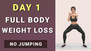 Day 1 7 Total Body Cardio Workout No Equipment 7-Day Home Workout Challenge No Jumping