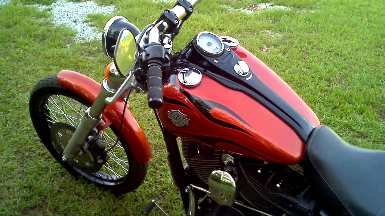 2011 Wide Glide with Bassani Pro Street Pipes YouTube