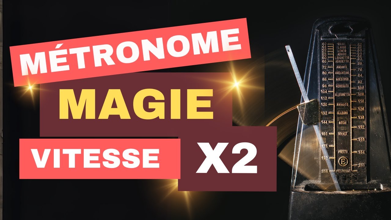 Doublez votre vitesse au piano : Secrets du métronome révélés !