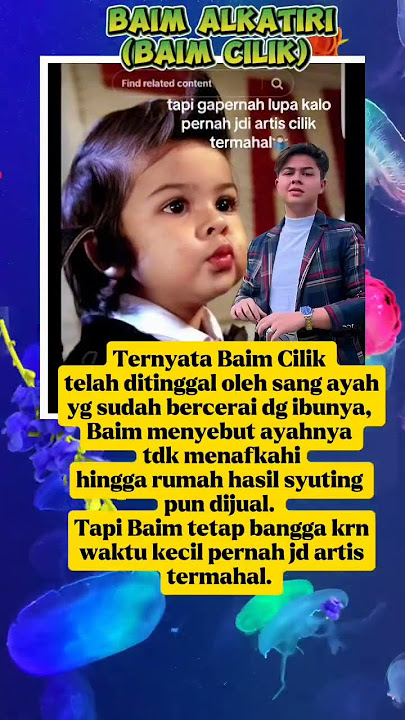 Baim cilik, dulu pernah jadi artis cilik termahal. #infoseleb #baimcilik #baimalkatiri