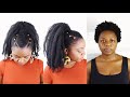 QUICK NATURAL HAIR UPDO | PROTECTIVE STYLE