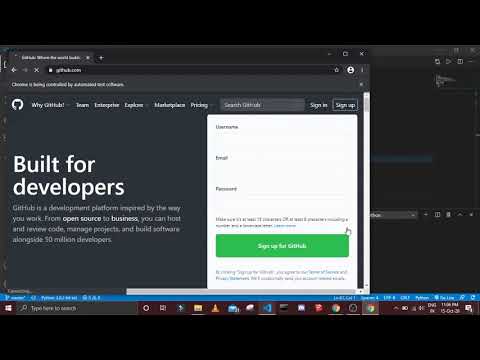 Gipy: GitHub-Windows Python Automation Mini project, Selenium, Python and batch Programming run
