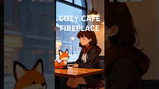 LoTuneFox – Cozy Café Fireplace LoFi | Snowy Night Study & Chill #cozynights #lofi #lofihiphop