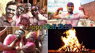 Holi Vlog 2023 🎨 | Playing Holi with Friends | Full Masti | Rishikesh