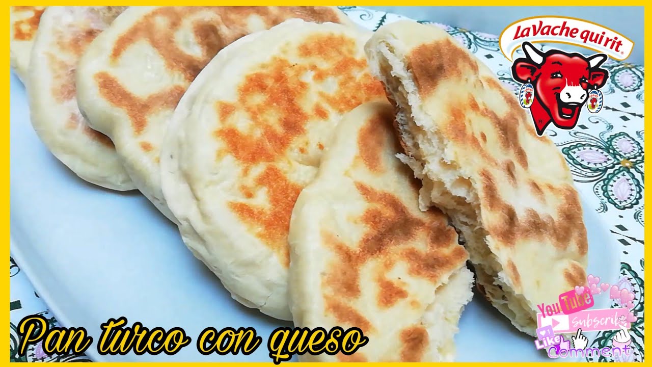 PAN TURCO CON QUESITOS HECHO EN SARTÉN FÁCIL Y ECONÓMICO | dulceysalado
