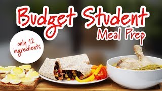 Budget Student Meal Prep (Breakfast, Lunch, Dinner) | Only 12 Ingredients | Joanna Soh screenshot 5