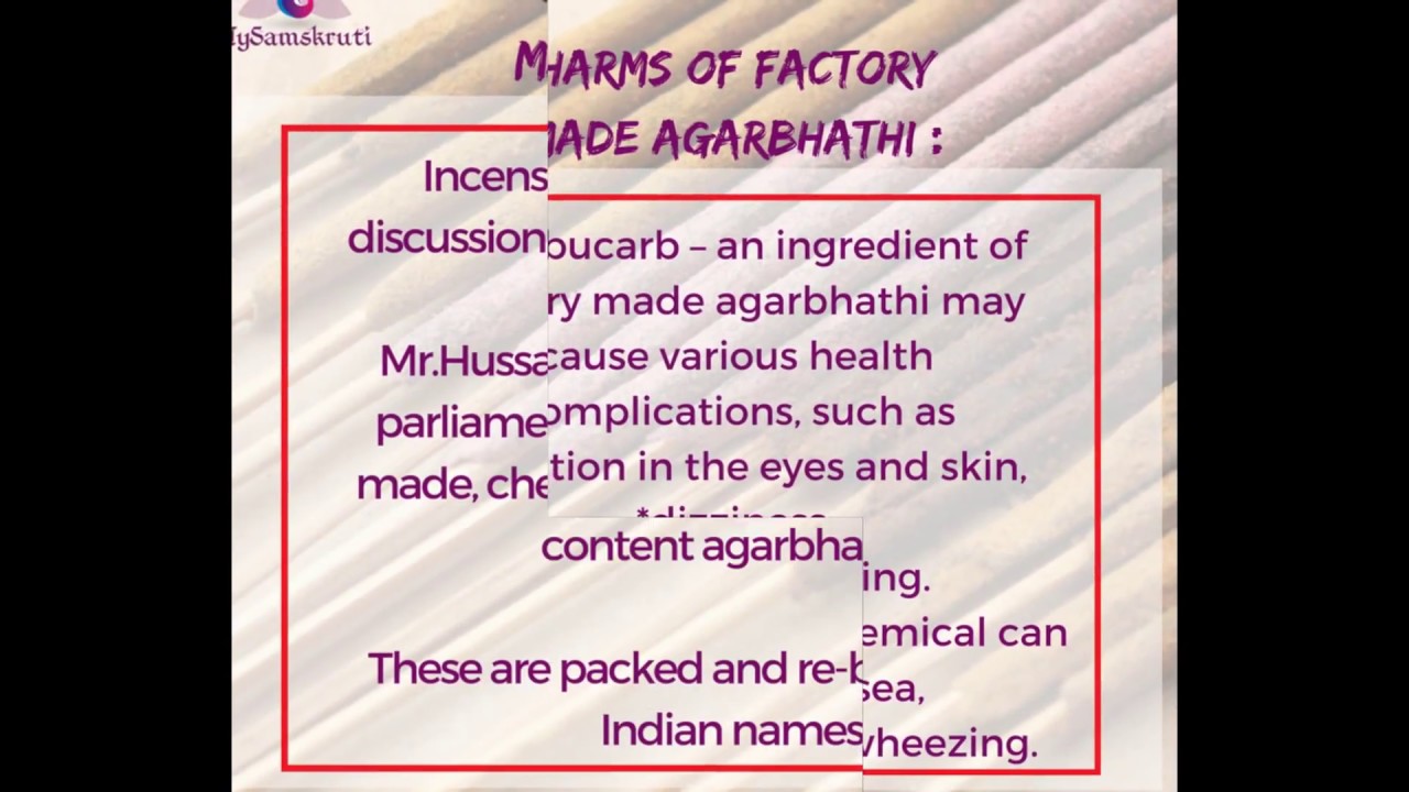 Advantages of Halmaddi Agarbhathi