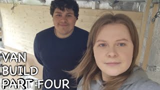 Cladding The Van Walls & Starting The Kitchen | VAN BUILD PART FOUR