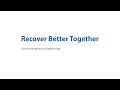 Launch of Recover Better Together, a COVID-19 Private Sector Global Facility
