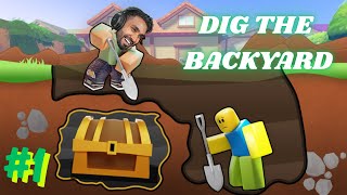 "Digging Deep in Dig the Backyard (Alpha) – Part 1! 🪓💎 What Did I Find Underground?!"