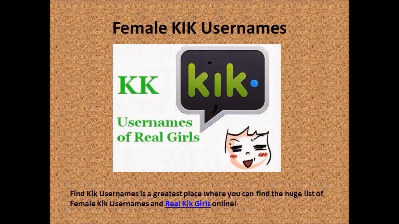 KIK Chat Rooms -
