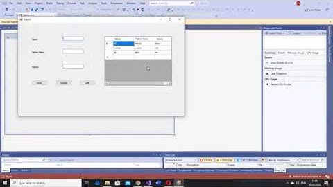 Insert all data show in  datagridview   C# Visual Studio Tutorial 5