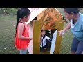 DIY Membuat Rumah Kardus Sederhana Untuk Anak Bermain - Playground Murah Dari Kardus Bekas