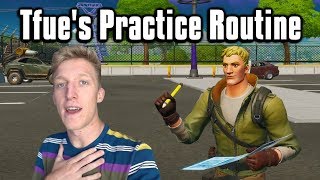 The Practice Routine That Made Tfue A God! - Fortnite Battle Royale