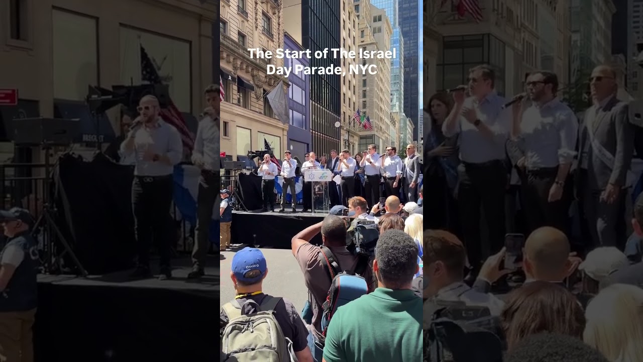 The Star-Spangled Banner at the Start of Israeli Day Parade 2026