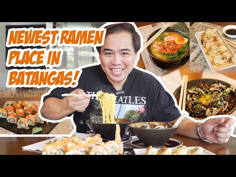 JAPANESE FOOD MUKBANG 2021: Trying the NEWEST RAMEN HOUSE in LIPA CITY PHILIPPINES