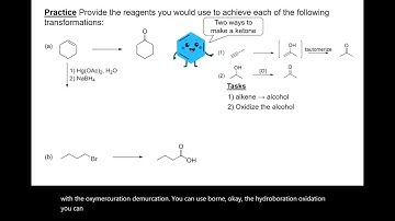 UCF CHM2210 - Chapter 12.22 - Functional Group Transformation (Synthesis)