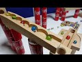 Marble Run Race ASMR ☆ Coca-Cola & Japanese Carpenter Wooden Course