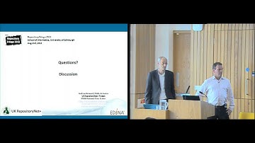 Short Presentations (3), Day Three of Repository Fringe 2013