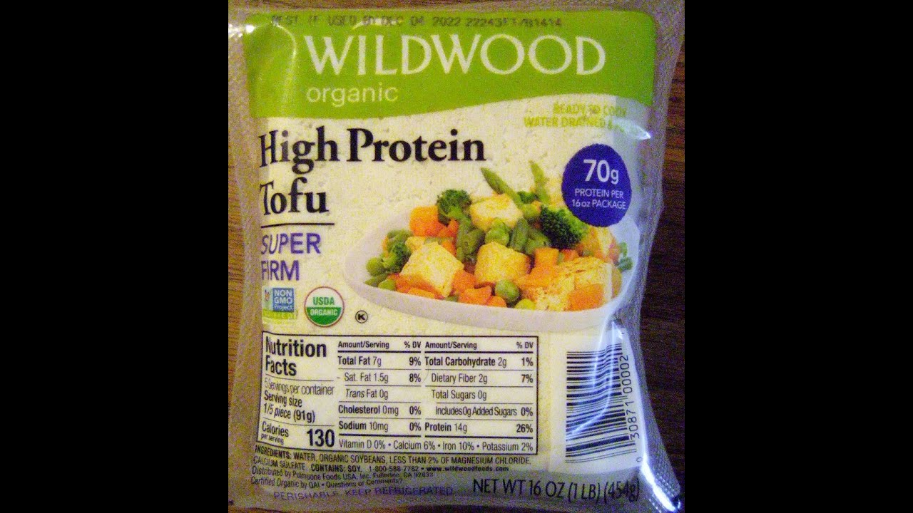 Wildwood Organic High Protein Super Firm Tofu Review YouTube