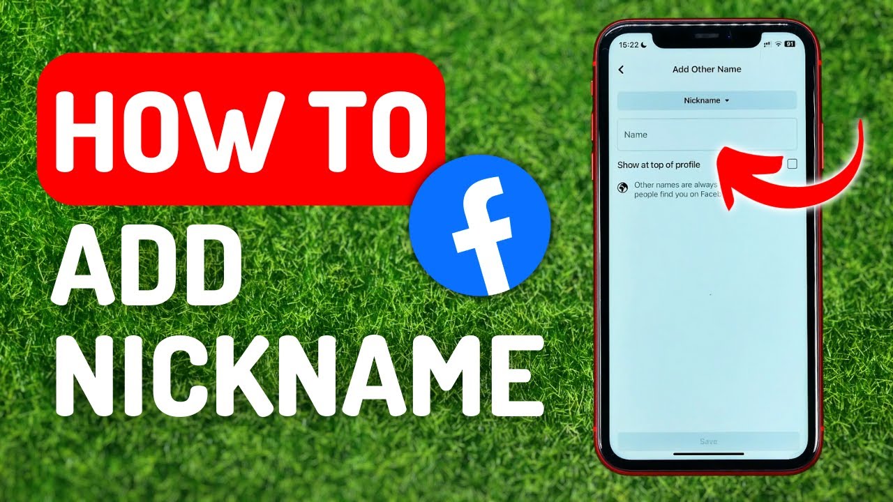 How to Add Nickname on Facebook Full Guide YouTube