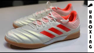adidas COPA 19.3. IN SALA Initiator - Off White/Solar Red - YouTube