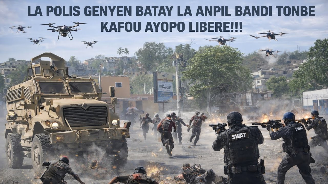LA POLIS FRAPE FÒ 🔥 Kafou Ayopò LIBERE | Anpil Bandi Tonbe‼️ Sa Ki Pase A Choke Tout Moun