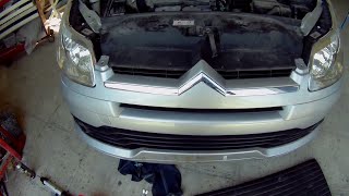 Citroën C4 Front Bumper Removal - Youtube